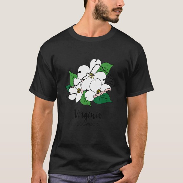 Virginia Dogwood Flower T-Shirt (Vorderseite)