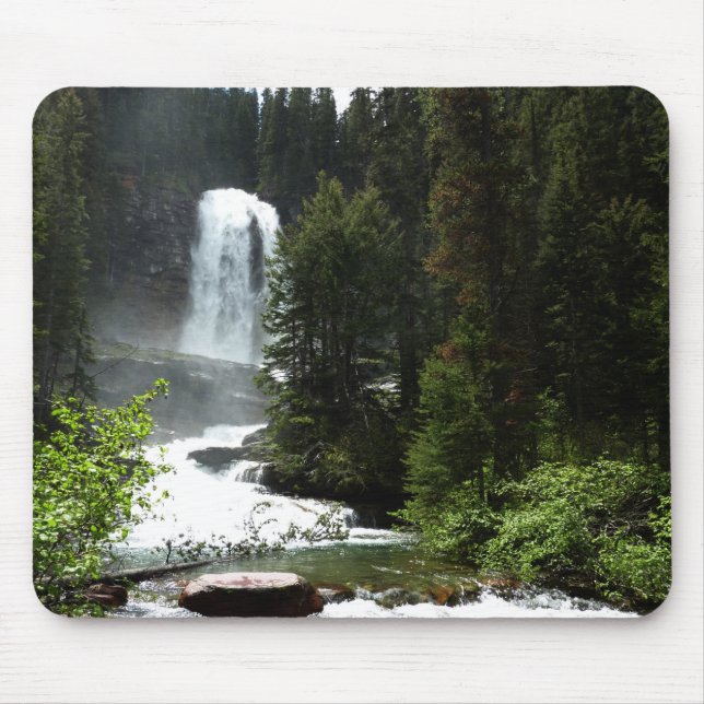 Virginia Falls at Glacier National Park Mousepad (Vorne)