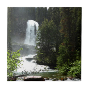 Virginia Falls im Glacier-Nationalpark Fliese