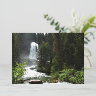 Virginia Falls im Glacier-Nationalpark Karte