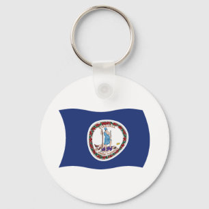 Virginia-Flag-Schlüsselanhänger Schlüsselanhänger