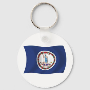 Virginia-Flag-Schlüsselanhänger Schlüsselanhänger