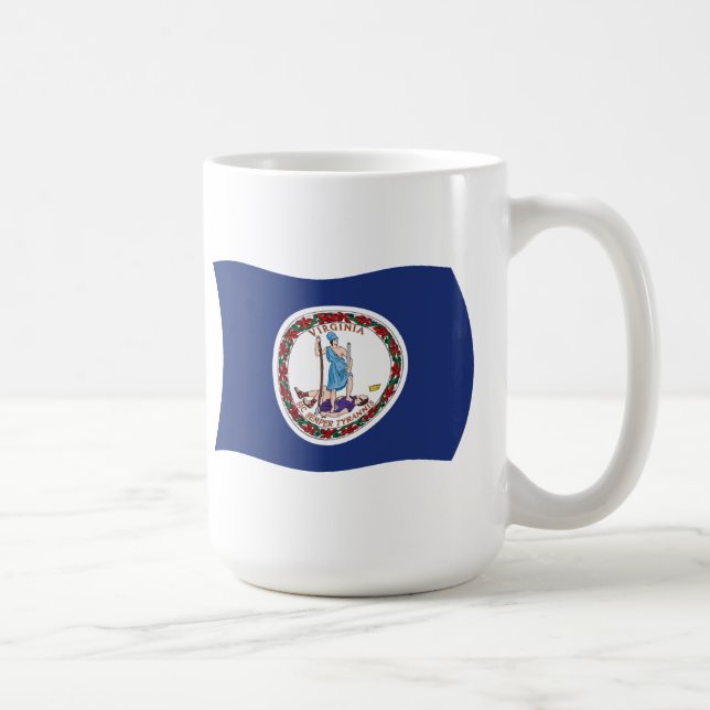 Virginia Flag Tasse (Rechts)