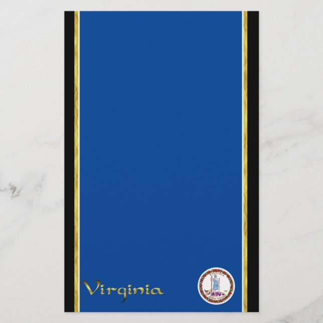Virginia-Flagge Briefpapier (Vorderseite)