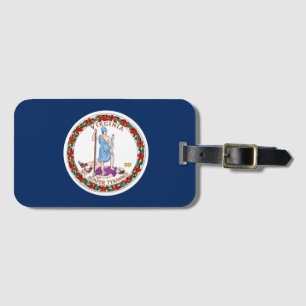 Virginia-Flagge Gepäckanhänger