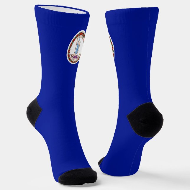 Virginia-Flagge Socken (Gewinkelt)