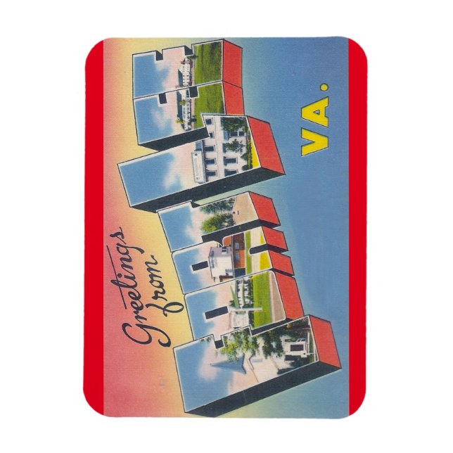 Virginia, Fort Lee Magnet (Vertikal)