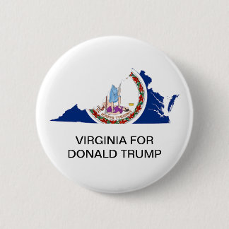Virginia für DONALD TRUMP 2020 Präsidentschaftssch Button