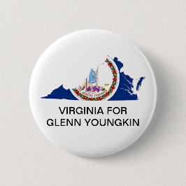 Virginia für GLENN YOUNGKIN GOVERNOR Button