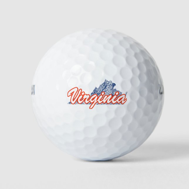 Virginia Golfball (Vorderseite)