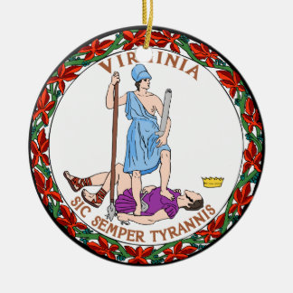 Virginia Great Siegel Keramik Ornament