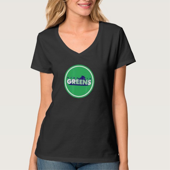 Virginia Green Party T-Shirt (Vorderseite)