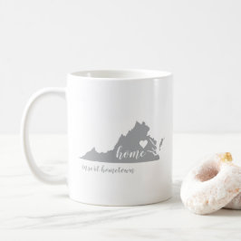 Virginia Heimat Tasse mit Personalisierung