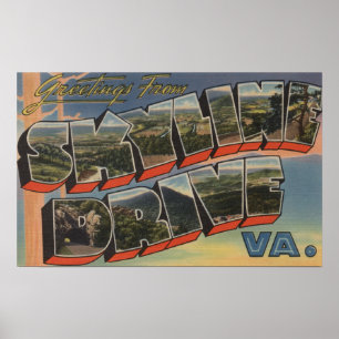 Virginia - Himmel-Line-Antrieb (Nationalpark) Poster