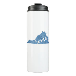 Virginia Home Holzmaserung Thermosbecher