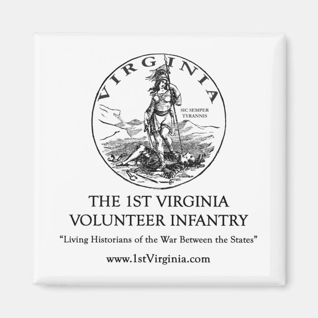 Virginia Infantry Magnet (Vorne)