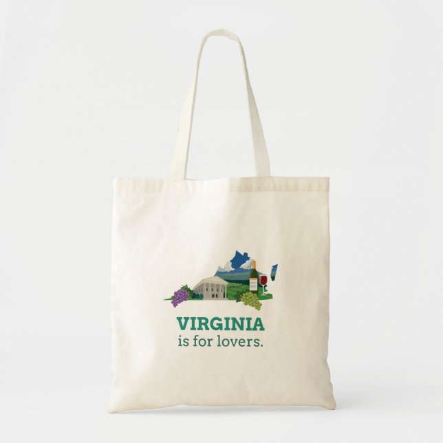 Virginia is for Lovers Tragetasche (Vorne)