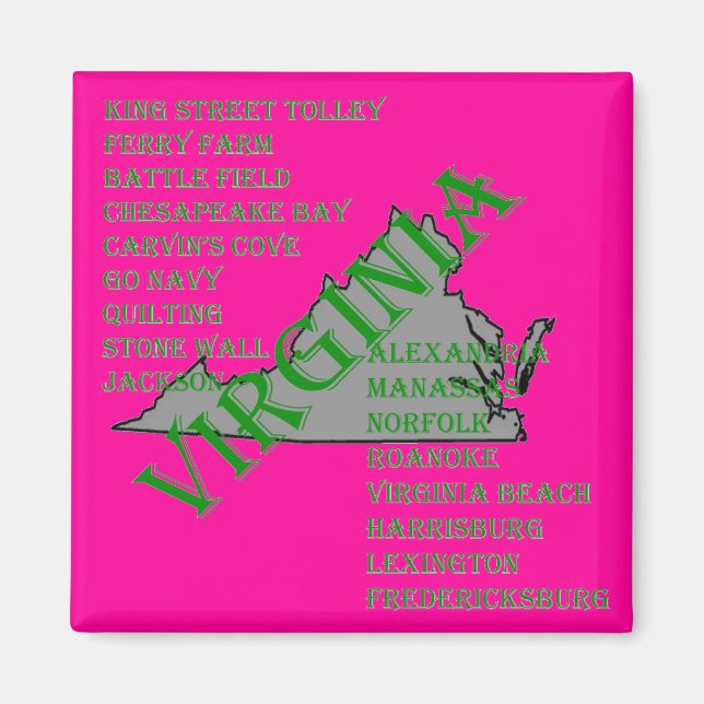 VIRGINIA MAGNET (Vorne)