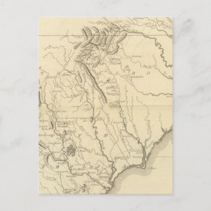 Virginia, North Carolina, South Carolina 2 Postkarte