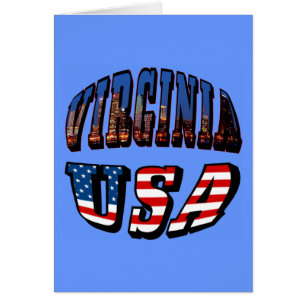 Virginia Picture und USA Text