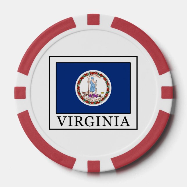 Virginia Pokerchips (Vorderseite)
