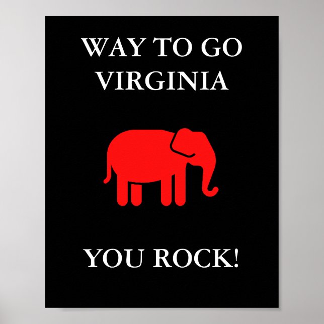 VIRGINIA POSTER (Vorne)