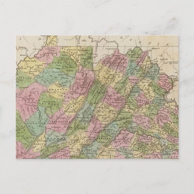 Virginia Postkarte (Vorderseite)