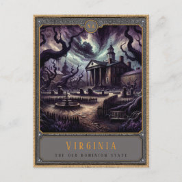 Virginia | Postkarte Gothic Art