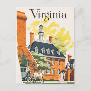 Virginia-Reiseplakat-Postkarte Postkarte