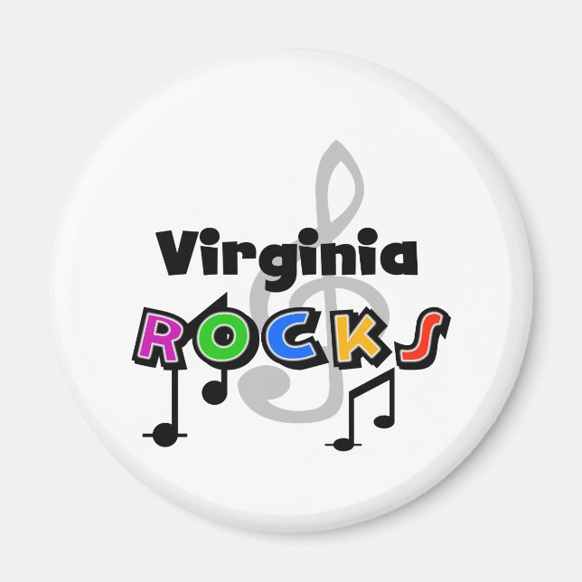 Virginia Rocks Magnet (Vorne)