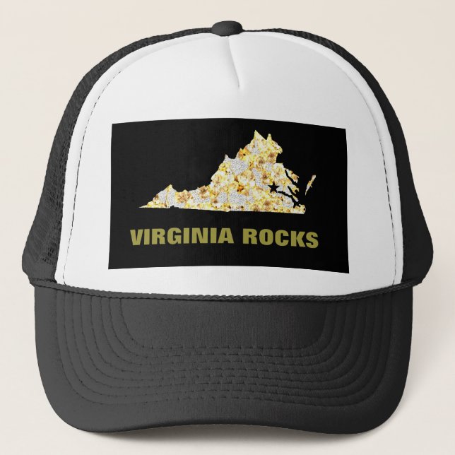 VIRGINIA ROCKS TRUCKERKAPPE (Vorderseite)