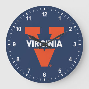 Virginia Split V Große Wanduhr