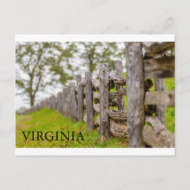 Virginia-Staat Postkarte (Vorderseite)