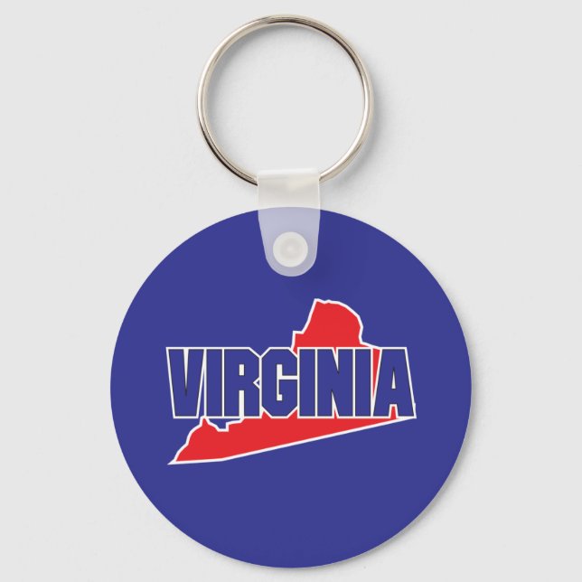 Virginia-Staat Schlüsselanhänger (Vorderseite)