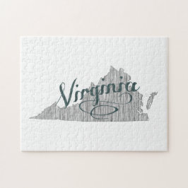 Virginia Staat Typografie