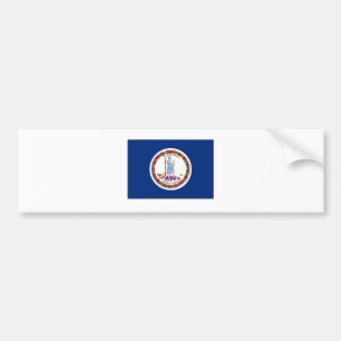 Virginia-Staats-Flagge Autoaufkleber