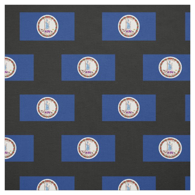 Virginia-Staats-Flagge Stoff (Muster)