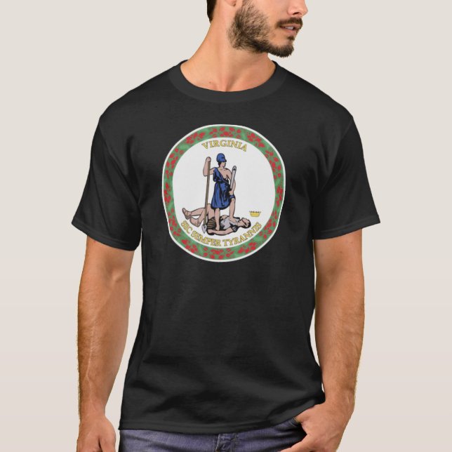 Virginia-Staats-Siegel T-Shirt (Vorderseite)