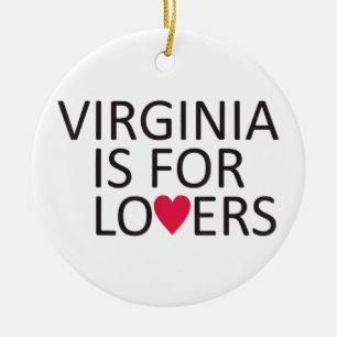 Virginia State T-Shirt Virginia Home Tee Virginia Keramik Ornament