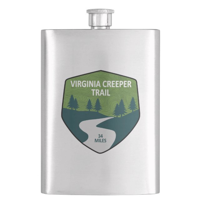Virginia Strampler Trail Flachmann (Vorderseite)