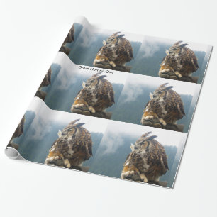 Virginia-Uhu-Packpapier Geschenkpapier