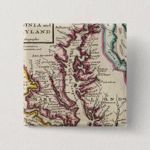 Virginia und Maryland Button