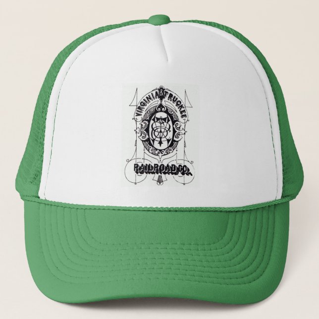 Virginia und Truckee Eisenbahnlogo Truckerkappe (Vorderseite)