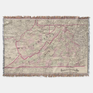 Virginia und West Virginia Decke
