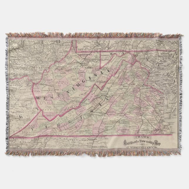 Virginia und West Virginia Decke (Vorderseite)