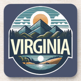 Virginia, USA Getränkeuntersetzer
