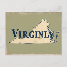 Virginia, USA Postkarte