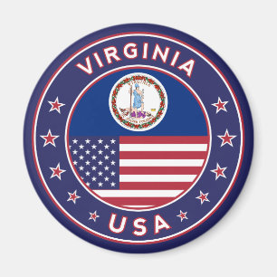 Virginia, Virginia, phone heiraten zu sticker, Magnet