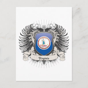 Virginia-Wappen Postkarte