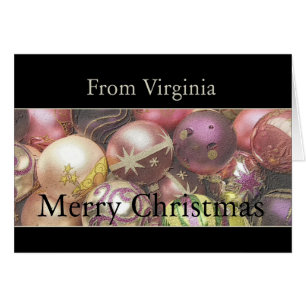 Virginia Weihnachtskarte, Staat spezifisch